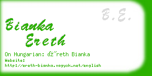 bianka ereth business card